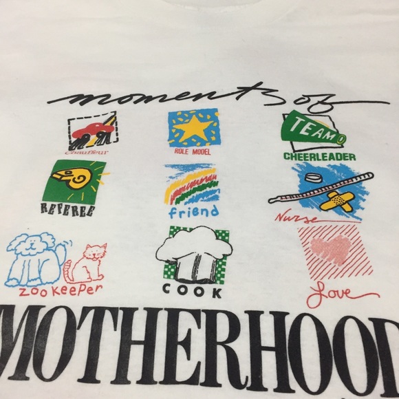 Vintage 80’s Motherhood crop shirt - Picture 2 of 7